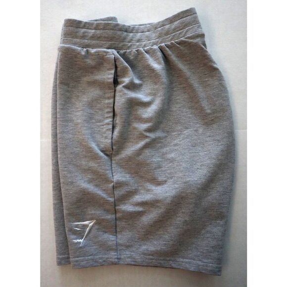 Gymshark A1A2N-GBCN-S-CJ1 Men's Sz S Gray Heather Essential Muscle Fit 7" Shorts - Picture 6 of 10